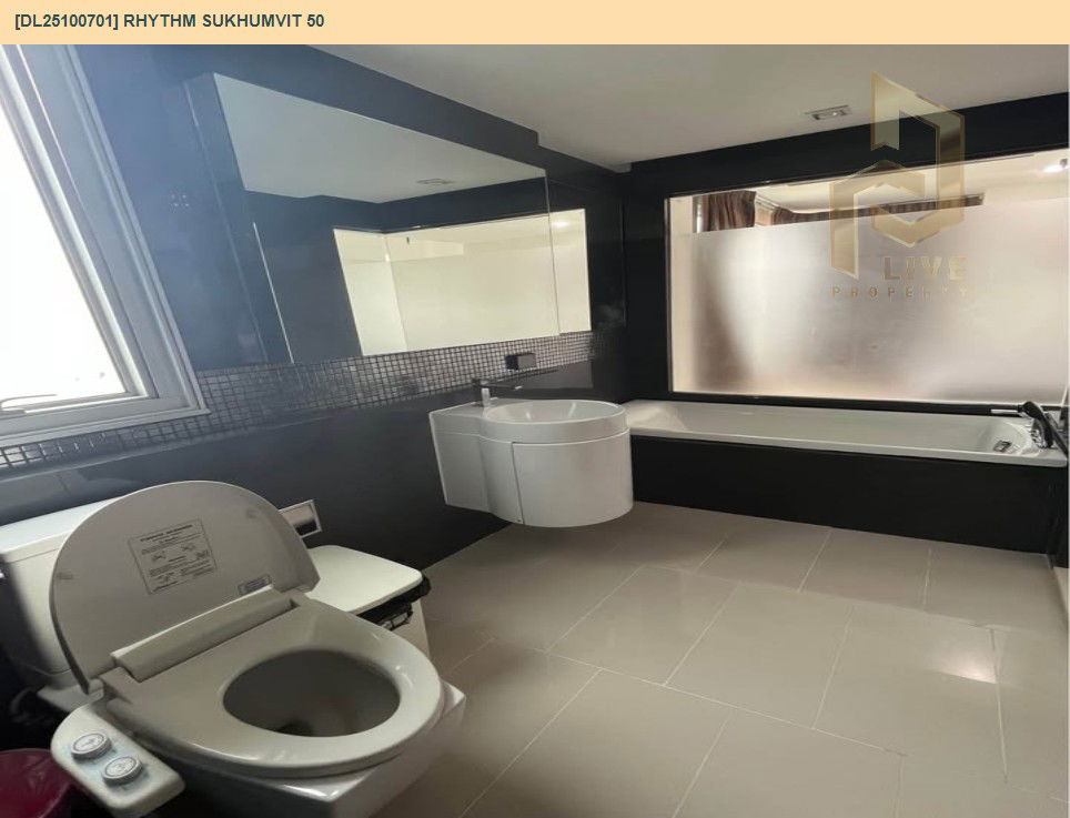 รูป DL25100701 ให้เช่าคอนโด ริทึ่ม สุขุมวิท 50 (Rhythm Sukhumvit 50) ใกล้ BTS อ่อนนุช พร้อมเข้าอยู่ โทรด่วน 0616298946 LineID @523dslwi - รูปที่ 7/9