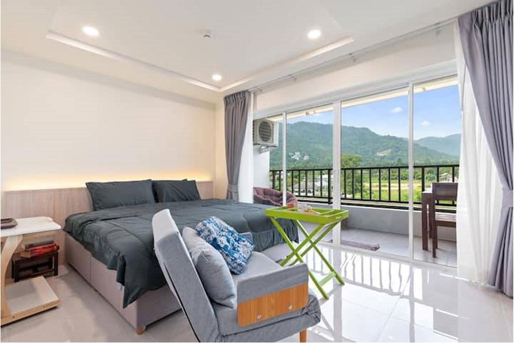 รูป [920121075-79] Modern Studio Condo with Lush Mountain View - Steps from Lamai Beach - รูปที่ 14/33