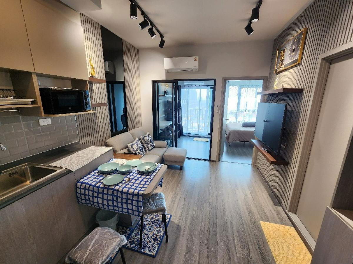 รูป PFD-07374 ให้เช่าคอนโด ไอดีโอ รามคำแหง-ลำสาลี สเตชั่น ( Ideo Ramkhamhaeng-Lamsali Station )  นัดชมห้อง ■ line : @propertyfinder		 - รูปที่ 1/8