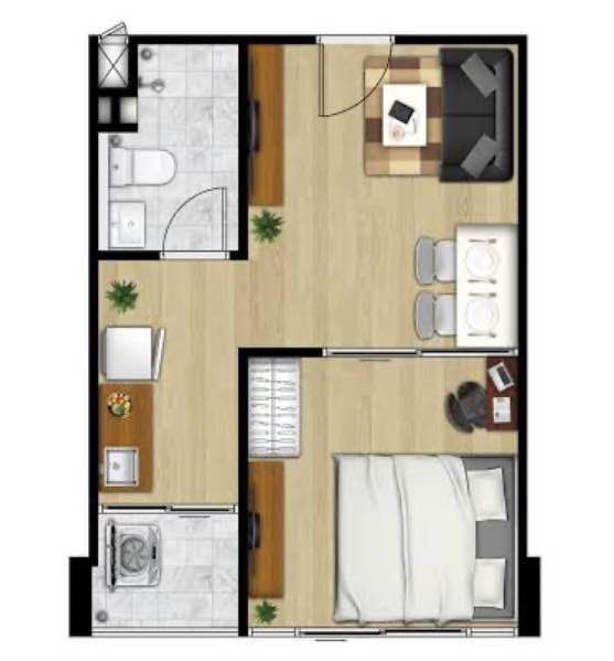 รูป 🏠RB21340 ให้เช่าถูกมาก📢เพลิน เพลิน คอนโดมิเนียม ติวานนท์ - ปากเกร็ด 2👉🏻แอดไลน์ @062mnigk( มี @ ด้วย) แอดมินตอบไว - รูปที่ 7/17