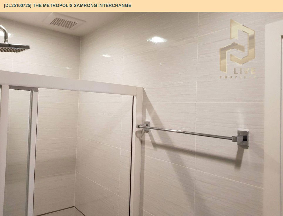 รูป DL25100725 ให้เช่าคอนโด เดอะ เมโทรโพลิส สำโรง อินเตอร์เชนจ์ (The Metropolis Samrong Interchange) ใกล้ BTS สำโรง พร้อมเข้าอยู่ โทรด่วน 0653619502 LineID @534wlwof - รูปที่ 17/17