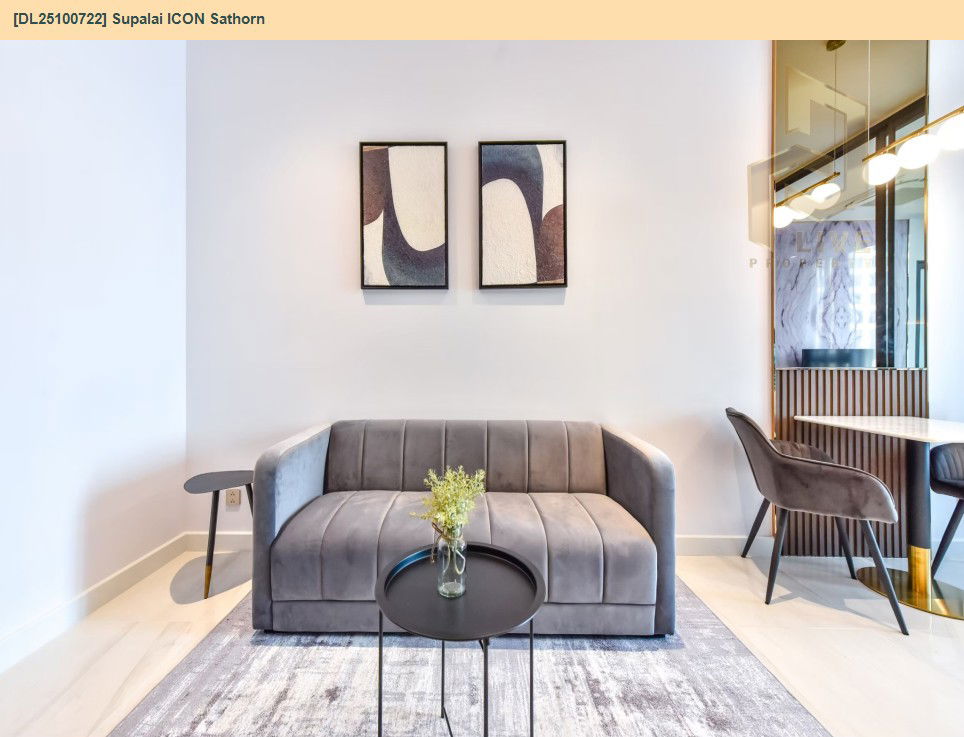รูป DL25100722 ให้เช่าคอนโด ศุภาลัย ไอคอน สาทร (Supalai ICON Sathorn) ใกล้ MRT สีลม พร้อมเข้าอยู่ โทรด่วน 0614453194 LineID @162cjixi - รูปที่ 11/13
