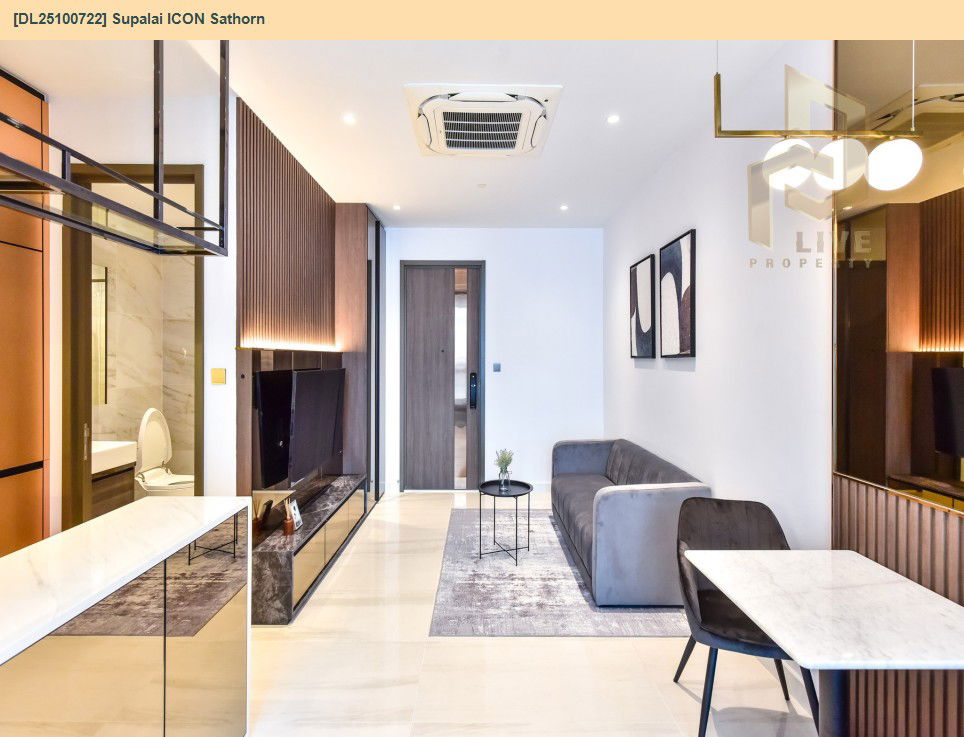 รูป DL25100722 ให้เช่าคอนโด ศุภาลัย ไอคอน สาทร (Supalai ICON Sathorn) ใกล้ MRT สีลม พร้อมเข้าอยู่ โทรด่วน 0614453194 LineID @162cjixi - รูปที่ 13/13