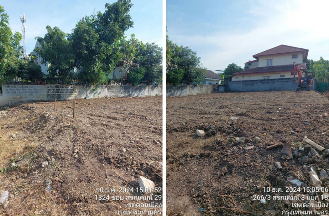 รูป Call : 091-779-2579 ที่ดินเปล่าถมแล้ว 98 ตารางวา ทำเลดี ซอยสรณคมณ์ 29 ถนนสรงประภา เขตดอนเมือง ใกล้รถไฟฟ้าสีแดง สถานีดอนเมือง - รูปที่ 6/6