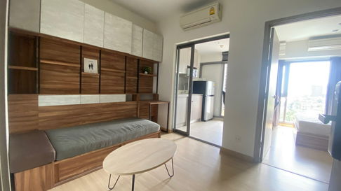 คอนโด Whizdom Connect สุขุมวิท 101/1 1 ห้องนอน 1 ห้องน้ำ ขนาด 29 ตรม. ชั้นต่ำ ให้เช่าเดือนละ 17,000 บาท ซอยสุขุมวิท 101/1 BTS ปุณณวิถี