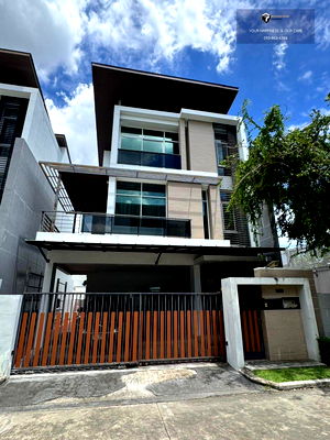 Houses for sale Bangkok : Nirvana Beyond Rama 9-Ramkhamhaeng | 3-storey detached house, excellent location, near Thonglor #2025103112721