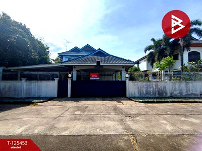 Houses for sale Ang Sila Market : For Sale 2-storey detached house, Sajja Suanluang, Chonburi Land area: 1 ngan 20 sq. wah