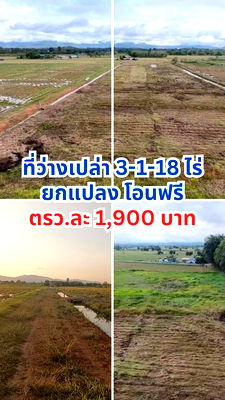 ที่ดิน เชียงราย : ที่ดินสวยใกล้สนามบิน บ.ป่ากุ๊กเชียงราย