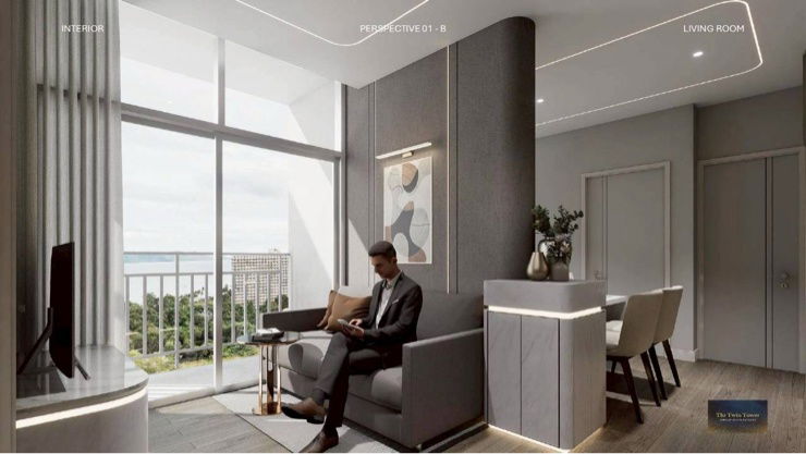 รูป  คอนโดใกล้ทะเลเลี้ยงสัตว์ได้ห้องสวย - รูปที่ 6/14