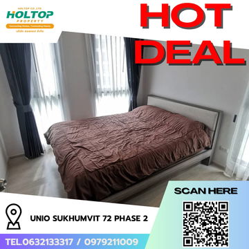 #R7303  🎉 3101068 ให้เช่าคอนโด Unio Sukhumvit 72 Phase 2
