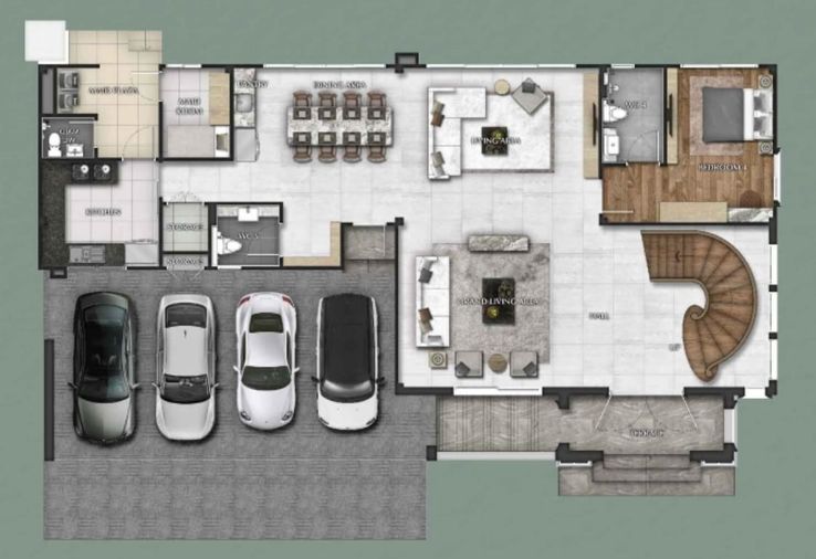 4-bed house for sale, 510 sqm, 128 sq wah, Grand Bangkok Boulevard Suksawat - Rama 3
