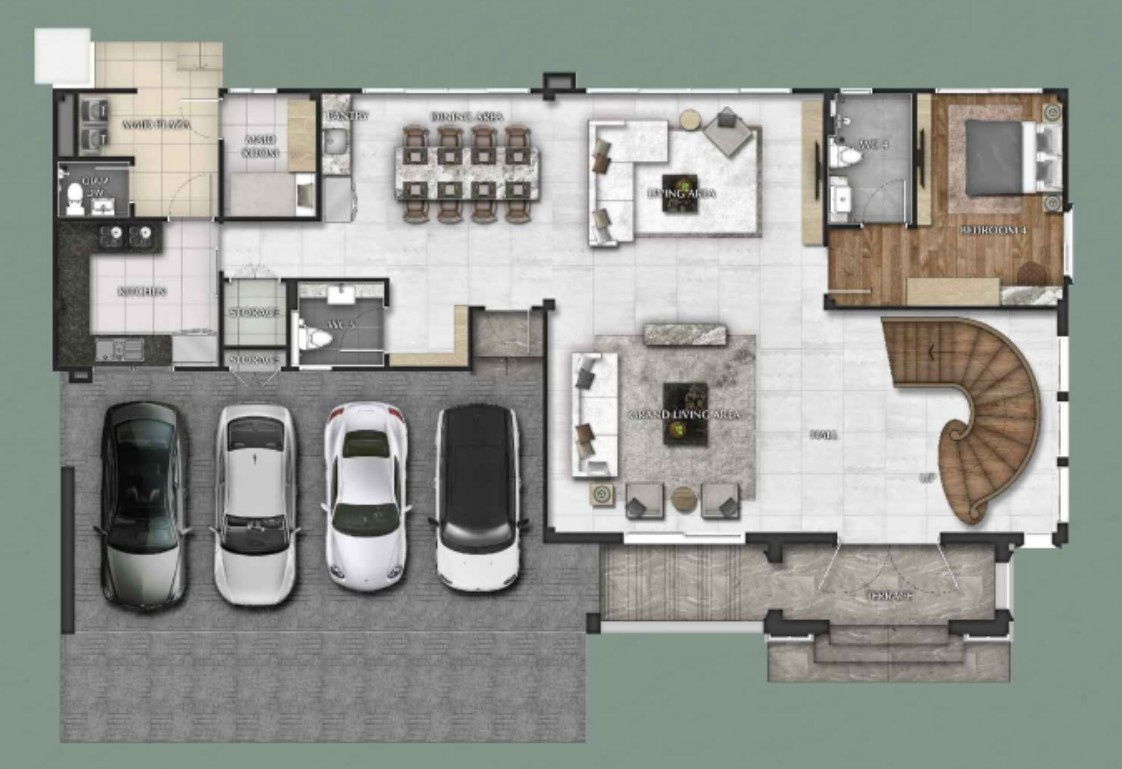 picture LTH13465 – House for Sale | Grand Bangkok Boulevard Suksawat–Rama3 | 510 sqm | 4 Beds 5 Baths | 70 MB | Near Chalerm Maha Nakhon Expressway / Suksawat - 2/3