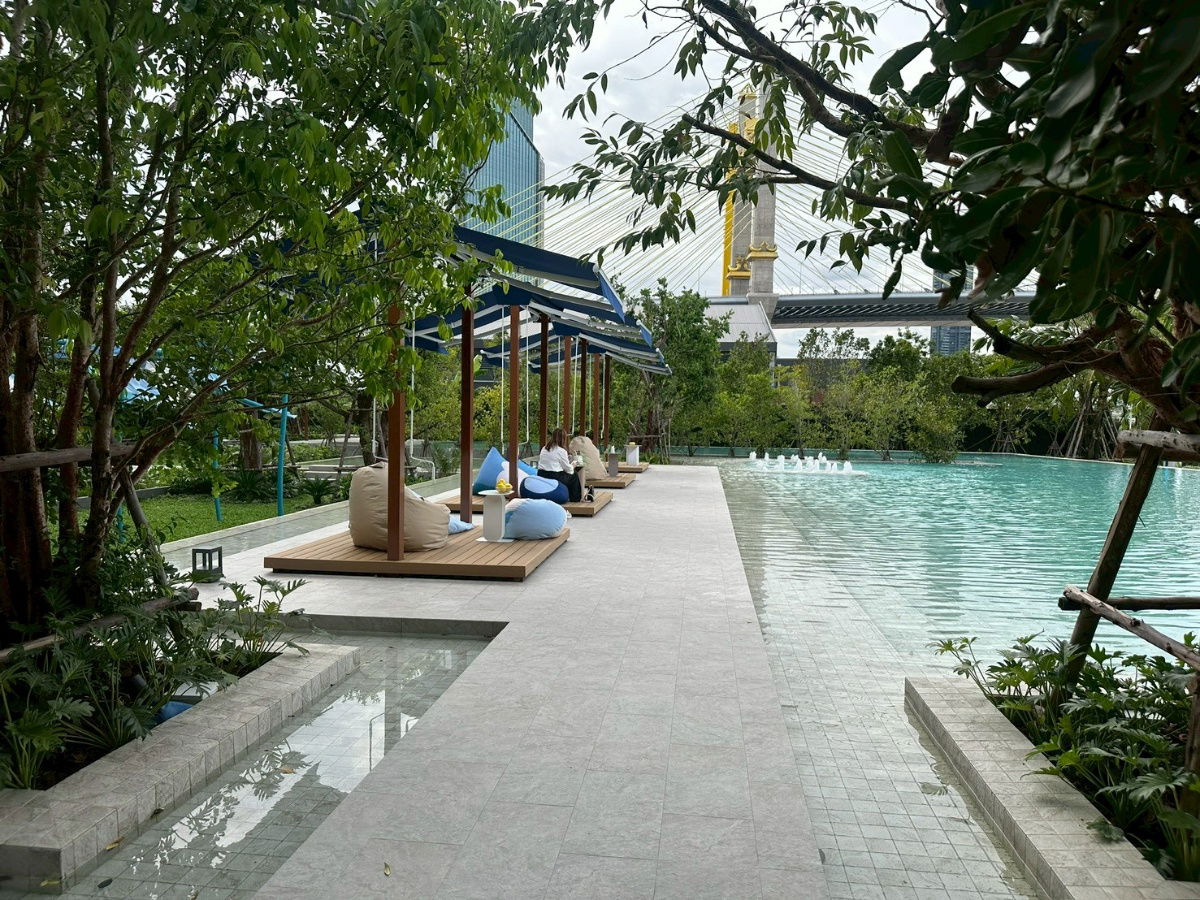 รูป Nue Riverest | คอนโดติดแม่น้ำเจ้าพระยา วิวสะพานพระราม ๙ วิวดีที่สุดในโครงการ 📐 ขนาด 77.05 ตร.ม. | ชั้น 29H (H29B01) | 2 ห้องนอน 2 ห้องน้ำ - รูปที่ 16/42