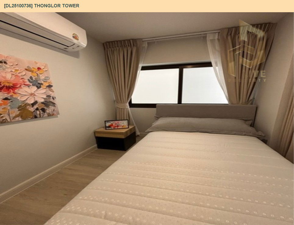 รูป DL25100736 ให้เช่าคอนโด ทองหล่อ ทาวเวอร์ (Thonglor Tower) ใกล้ BTS ทองหล่อ พร้อมเข้าอยู่ โทรด่วน 0656133286 LineID @897iyzll - รูปที่ 8/19