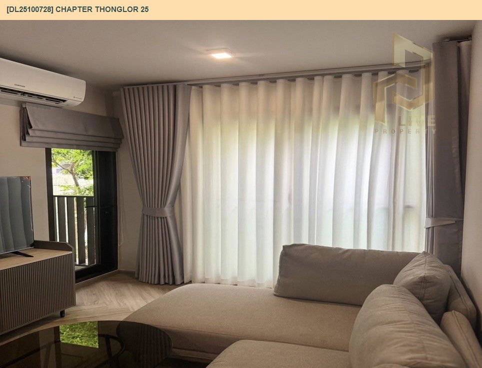 picture DL25100728 Condo for rent, Chapter Thonglor 25 near BTS Thong Lo, ready to move in, call urgently 0638692663 LineID @523dslwi - 5/12