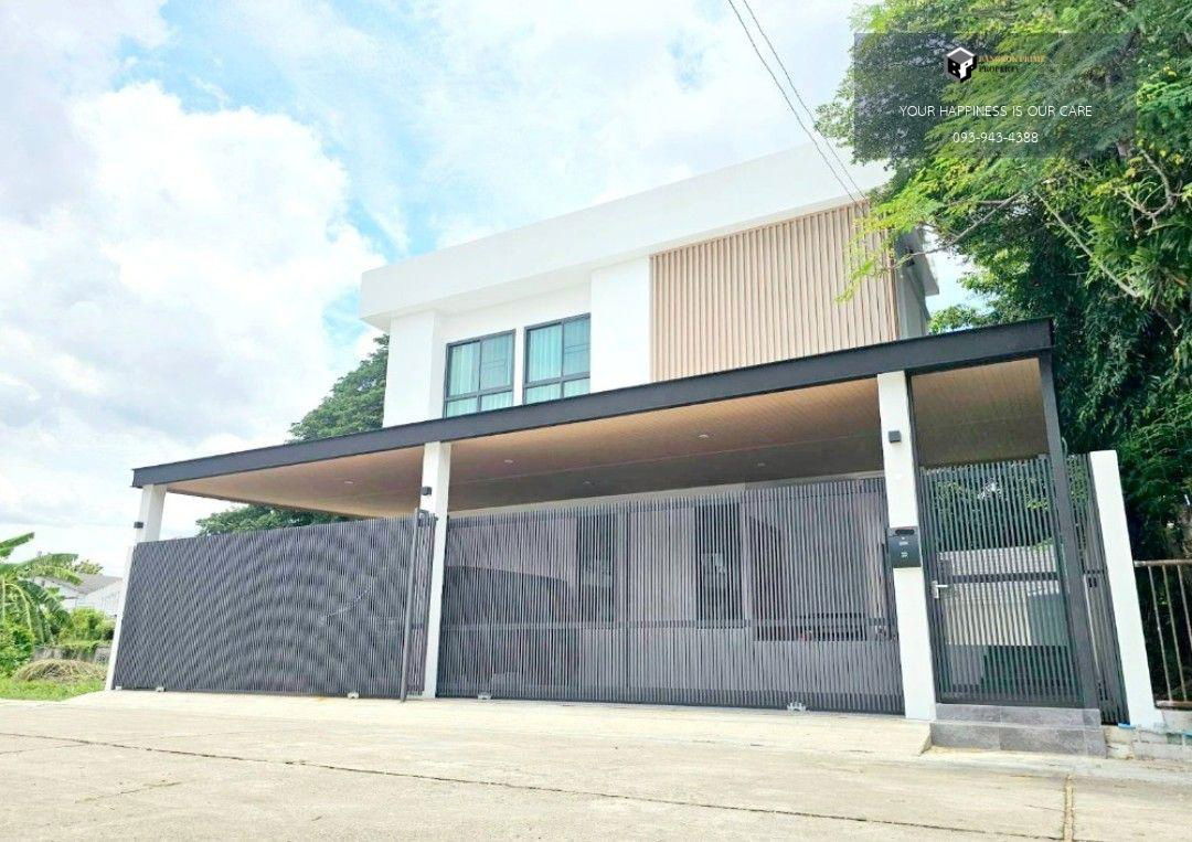 picture Modern home in Soi Phutthabucha 34 Corner plot next to a private garden, South-facing with great natural breeze 🏡 现代风独栋住宅, 佛陀布查34巷 #2025103112717 - 1/14