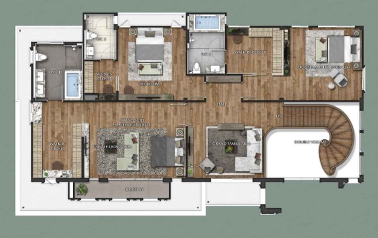 4-bed house for sale, 510 sqm, 105.6 sq wah, Grand Bangkok Boulevard Suksawat - Rama 3