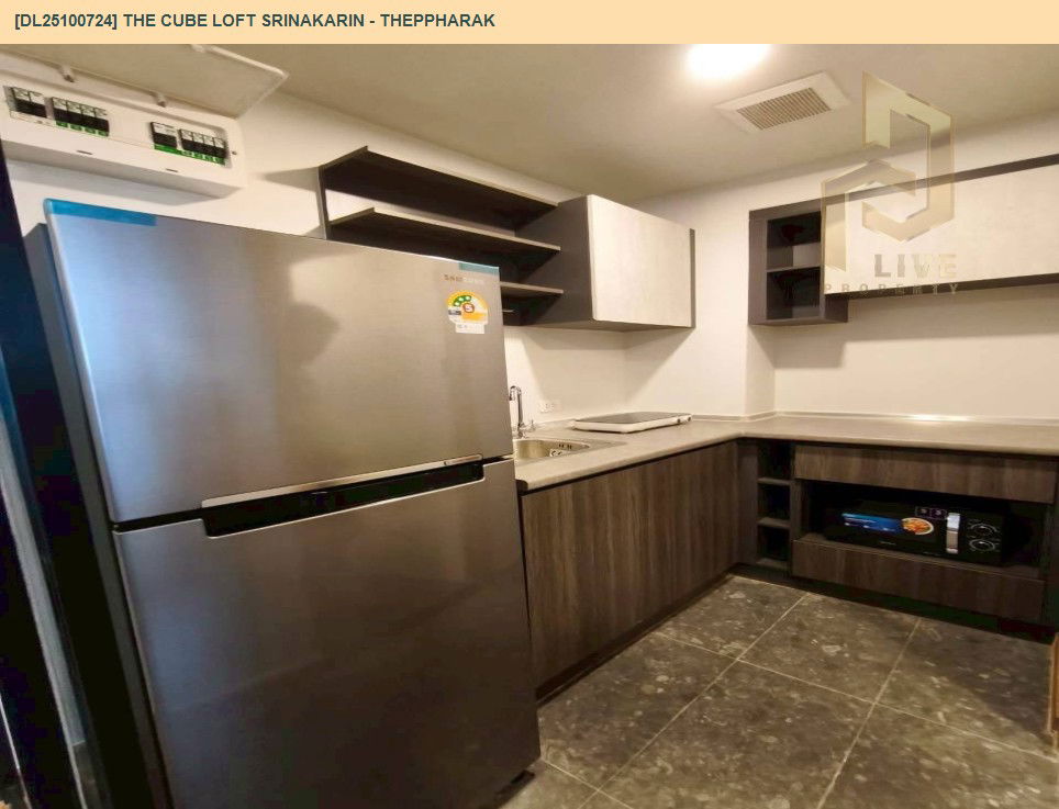 รูป DL25100724 ให้เช่าคอนโด เดอะคิวบ์ ลอฟท์ ศรีนครินทร์ - เทพารักษ์ (THE CUBE LOFT Srinakarin - Theppharak) ใกล้ สายสีเหลือง พร้อมเข้าอยู่ โทรด่วน 0656133286 LineID @897iyzll - รูปที่ 8/10