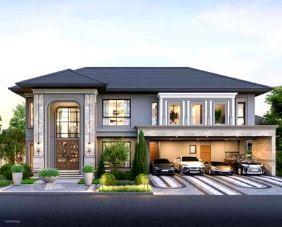 Houses for sale Bangkok : LTH13468 – House for Sale | Grand Bangkok Boulevard Petchkasem–Kanchana | 521 sqm | 4 Beds 5 Baths | 49 MB | Near Bangkae