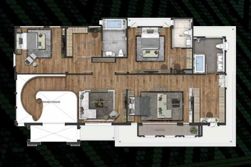 picture LTH13468 – House for Sale | Grand Bangkok Boulevard Petchkasem–Kanchana | 521 sqm | 4 Beds 5 Baths | 49 MB | Near Bangkae  - 3/3