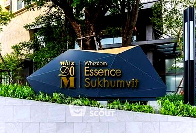Condos for sale Kluaynamthai 2 Hospital  : 2-BR Condo at Whizdom Essence Sukhumvit near BTS Punnawithi (ID 2387710)