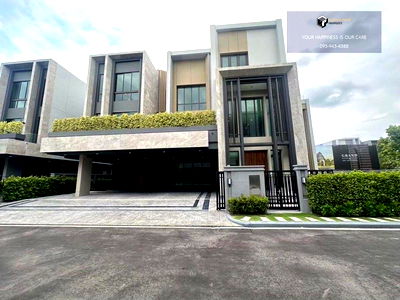 Houses for sale Krungthep Kreetha Road : Grand Bangkok Boulevard Rama 9-Krungthep Kreetha | New house, never occupied, corner plot, near clubhouse, best location in the project #2025103112743