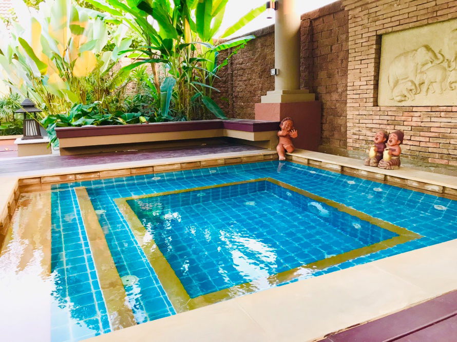 รูป ให้เช่าบ้านเดี่ยว 2 ชั้น มี 5 ห้องนอน 4 ห้องน้ำ 1 ห้องนั่งเล่น 1 ห้องอาหาร 1 ห้องครัว 1 ห้องเก็บของ จอดรถได้ 2 คัน พร้อมห้องแม่บ้าน - รูปที่ 33/35