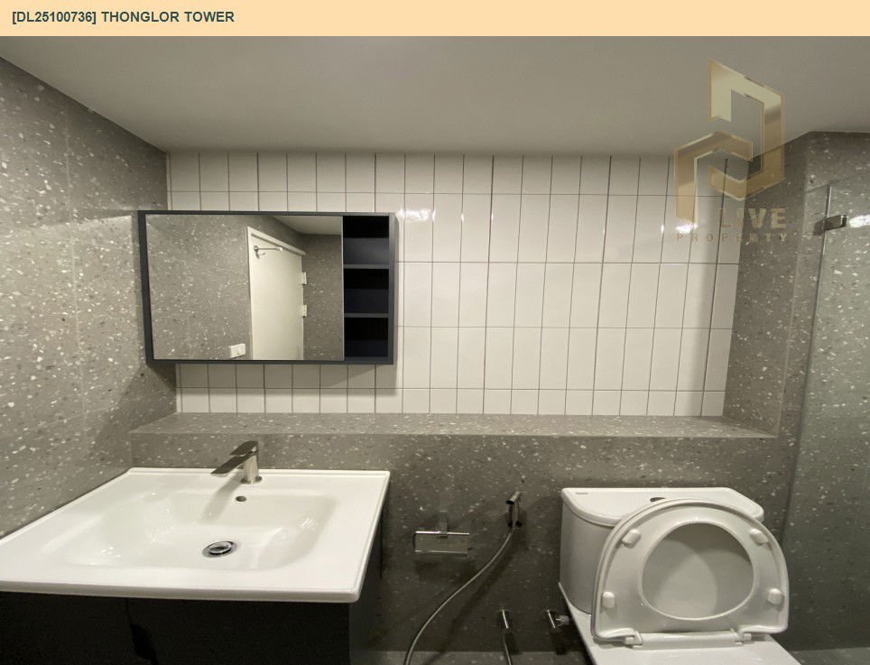 รูป DL25100736 ให้เช่าคอนโด ทองหล่อ ทาวเวอร์ (Thonglor Tower) ใกล้ BTS ทองหล่อ พร้อมเข้าอยู่ โทรด่วน 0656133286 LineID @897iyzll - รูปที่ 18/19