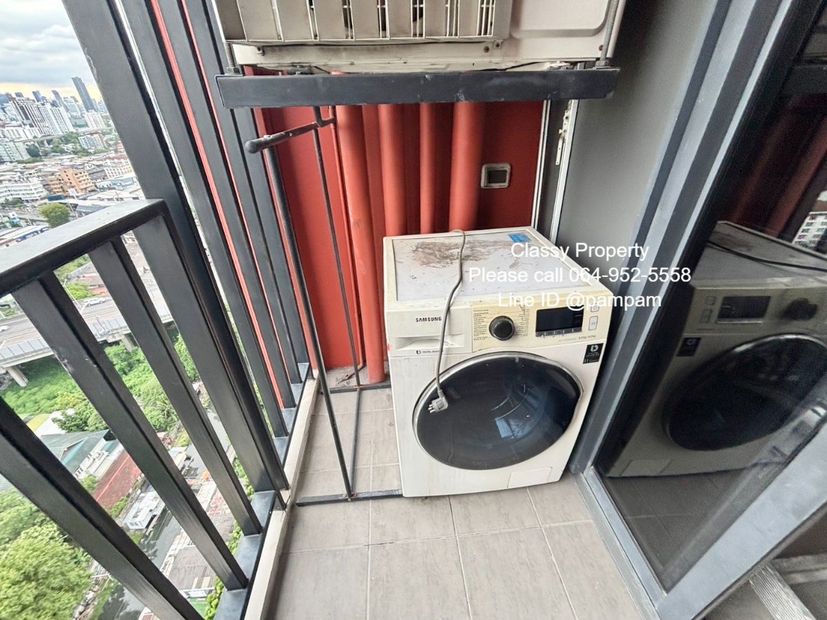 picture *** Condo for Rent : The Base Garden-Rama9 High floor Fully furnished Nice decorated *** - 13/17