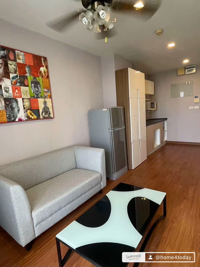 รูป 🏢 ให้เช่าคอนโด ห้องมุม ไม่ติดใคร บรรยากาศส่วนตัว เงียบสงบ ขนาด 40 ตร.ม.  ห้องกว้าง โปร่ง โล่ง อยู่สบาย เฟอร์นิเจอร์ครบ พร้อมเข้าอยู่ได้ทันที - รูปที่ 4/7