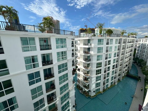 ⛵ City Garden Olympus  ⛵ Foreigner quota / Pool view / 8F / 1bedroom for quick sale彡