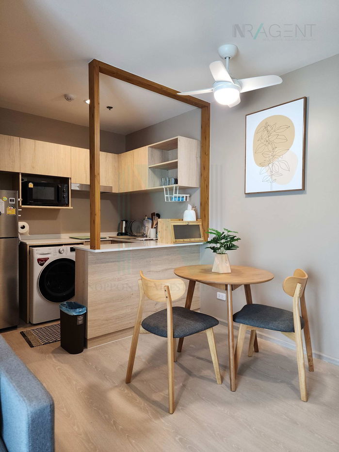 รูป 🚩 ให้เช่าคอนโด นิว โนเบิล ศรีนครินทร์-ลาซาล อาคาร 1 ชั้น 34 1 bed plus ขนาด 35.00 ตรม ใกล้ MRT ศรีลาซาล - รูปที่ 4/8