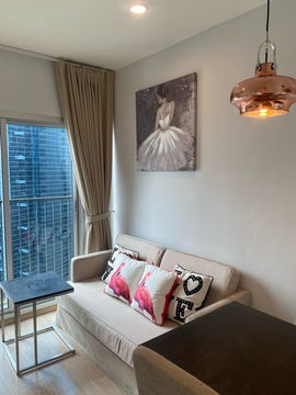 WS5310 [Rent] Noble Revolve Ratchada 2 🚆 MRT Cultural Center 💸 Rent only 15,000 baht/month