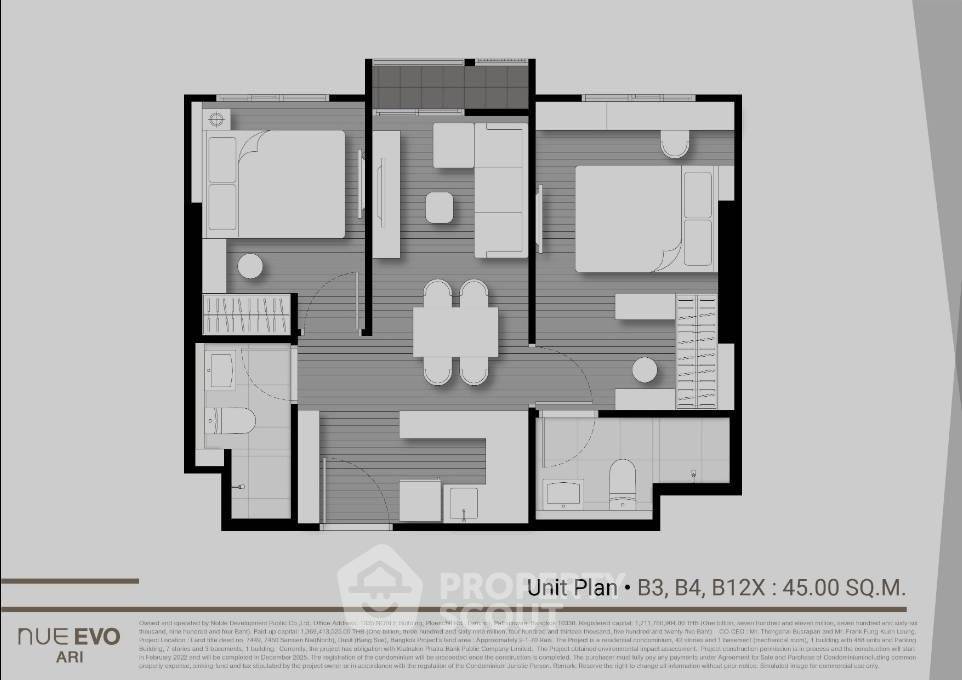 picture 2-BR Condo at Nue Evo Ari near BTS Ari (ID 2385707) - 1/5