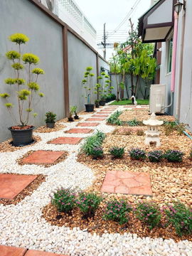 For rent, for lease, single house, Lert Ubon Village, Phahon Yothin 52, Ram Intra, Theparak, cheap price, interested, Line: @951qfbfi