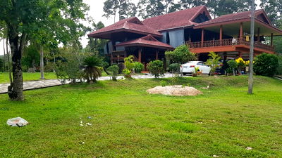 บ้านเดี่ยว นิคมหลักชัยเมืองยาง : ขายบ้านเดี่ยว 2 ชั้น ต.กะเฉด อ.เมือง จ.ระยอง เป็นไม้สักทองทั้งหลัง 23 ไร่, 1 งาน, 83.2 ตร.ว.