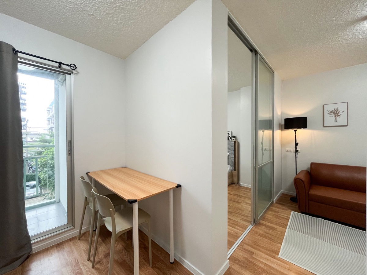 picture Condo for rent at Lumpini Ville On Nut-Lat Krabang 2, fully furnished, ready to move in. - 9/10