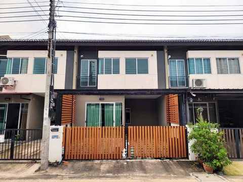 B13556 ขายทาวน์เฮ้าส์ พฤกษา 128 สุขสวัสดิ์-ประชาอุทิศ สมุทรปราการ