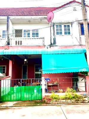 Townhouses for sale King Mongkut Institute of Technology Ladkrabang : 2-storey townhouse for sale, Sapprasert Village, 17.1 sq m, Lat Krabang-Luang Phaeng location, near Suvarnabhumi Airport