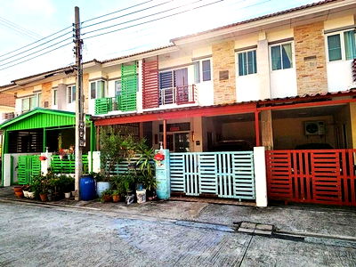 ทาวน์โฮม นิคมอุตสาหกรรมแพรกษา : B13734 ขายทาวน์เฮ้าส์ หมู่บ้านทรัพย์รุ่งเรือง ซิตี้ บางปู สมุทรปราการ