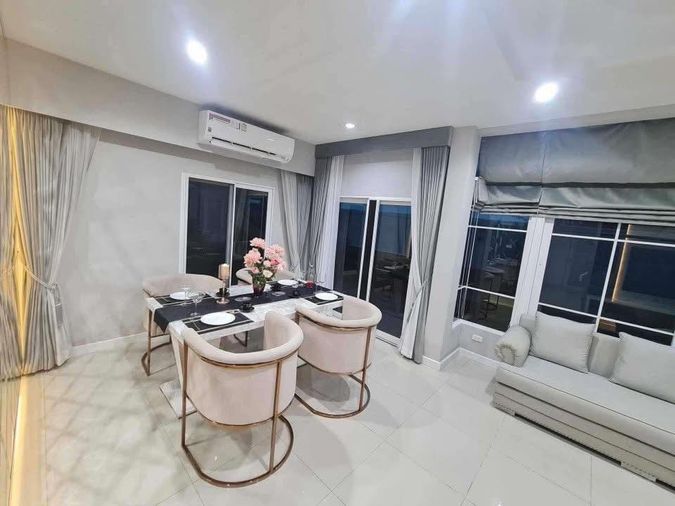 4-bed house for rent, 150 sqm, 51 sq wah, Grandio Ramintra - Wongwaen