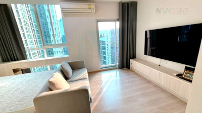 Condos for rent : 🔺 For Rent Condo NOBLE REVOLVE RATCHADA Building 1, Floor 31,2 bed room, Room size 53.00 sqm