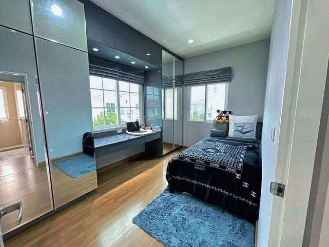 4-bed house for rent, 150 sqm, 51 sq wah, Grandio Ramintra - Wongwaen