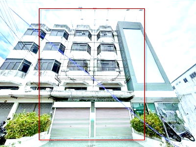 Shophouses for rent Rayong : HomePro Rayong 650 m. commercial building 4.5-storey 2 units 66 sq.wa. 1072 sq.m. 4 be