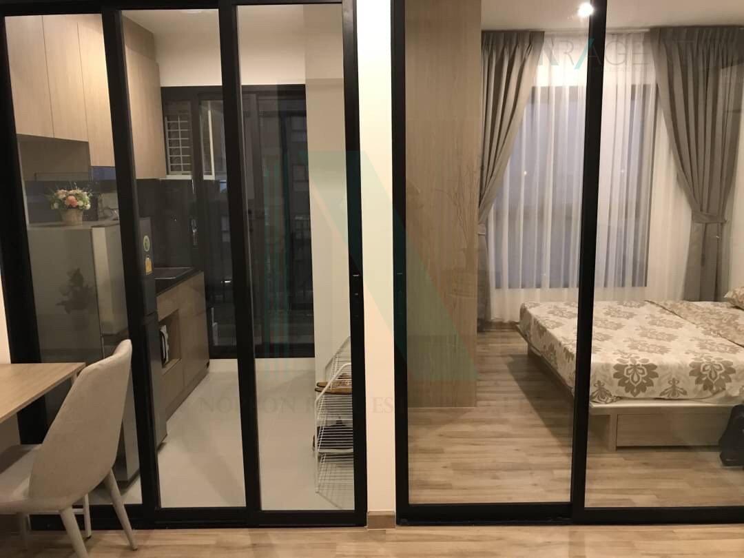 รูป 🔺 ให้เช่าคอนโด นิช โมโน เจริญนคร อาคาร 1 ชั้น 9 1 ห้องนอน ขนาด 31 ตรม ใกล้ Big C ดาวคะนอง - รูปที่ 7/8