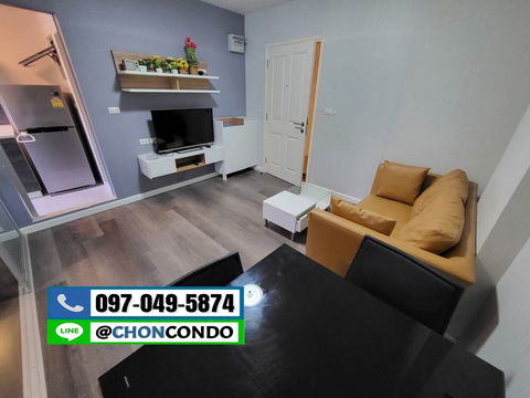DCondo ดีคอนโด ชั้น2 ตึกD  -----------มีเครื่องซักผ้า-----------Tel 097-049-5874 (Line: @choncondo มี@ด้วย)