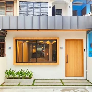 800m. from MRT LakSi Luxury 2-story townhouse for rent completely renovated 25 sq.wa. 215 sq.m.