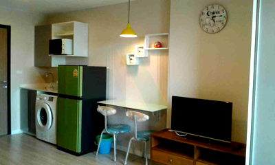 Condos for rent BTS Ekkamai : For Rent Condo METRO LUXE RAMA 4 Building D, Floor 5,Studio, Room size 25.00 sqm