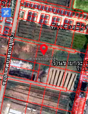 ที่ดิน นิคมบางปู : ขายที่ดินเปล่า 525 ตรว. ซอยเทศบาลบางปู 83 ตรงข้ามม.บ้านสิวารมย์ 1    