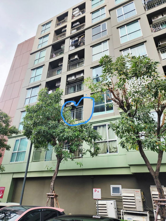 picture ✨ Affordable Lumpini Place Bangna Km.3 Condo, 27 sq m, Building A, 3rd floor, only 7,900 baht 🏡💖 - 7/11